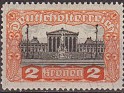 Austria 1919 Architecture 2 Kronen Multicolor Scott 219